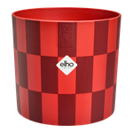 xmas blocks & stripes 15cm cranberry red